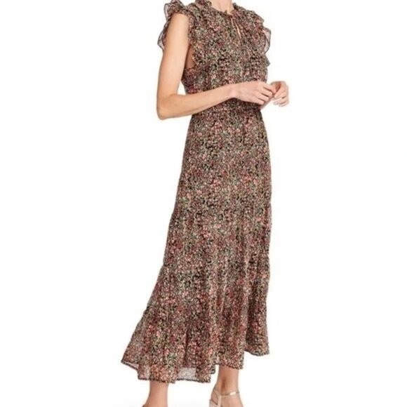 BB Dakota Dresses & Skirts - NWT BB Dakota by Steve Madden Ditsy Floral Boho Dress size XXL Sheer Cottage